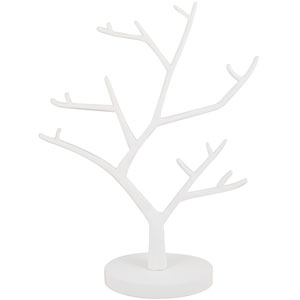 Smyckesträd i trä 40 cm vitt 1 st