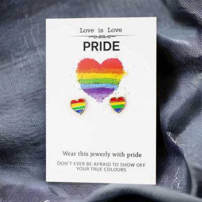 Örhängen Pride regnbåge
